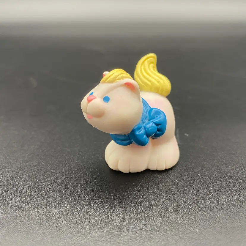 Fisher-Price Loving Family White Kitty Cat Toy Figure - Vintage 1993