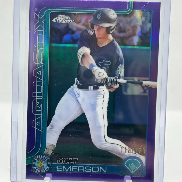 Colt Emerson 2025 Pro Debut Purple /125 Seattle Mariners