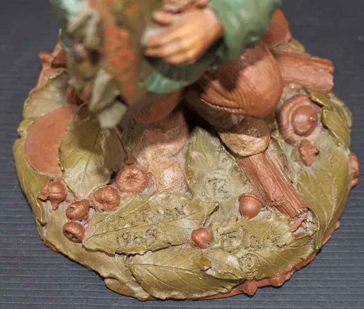 Tom Clark "Troutman" Gnome Sculpture 1985 Edition 72 Cairn Studios Retired