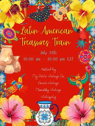 Latin American Treasures Train W/Moonskyvintage