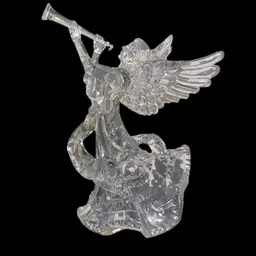 vintage Silvestri Wonder of Christmas herald angel Acrylic tree topper