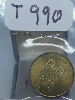 Notre Dame Paris Millennium Collection Nationalre Coin Lot 990