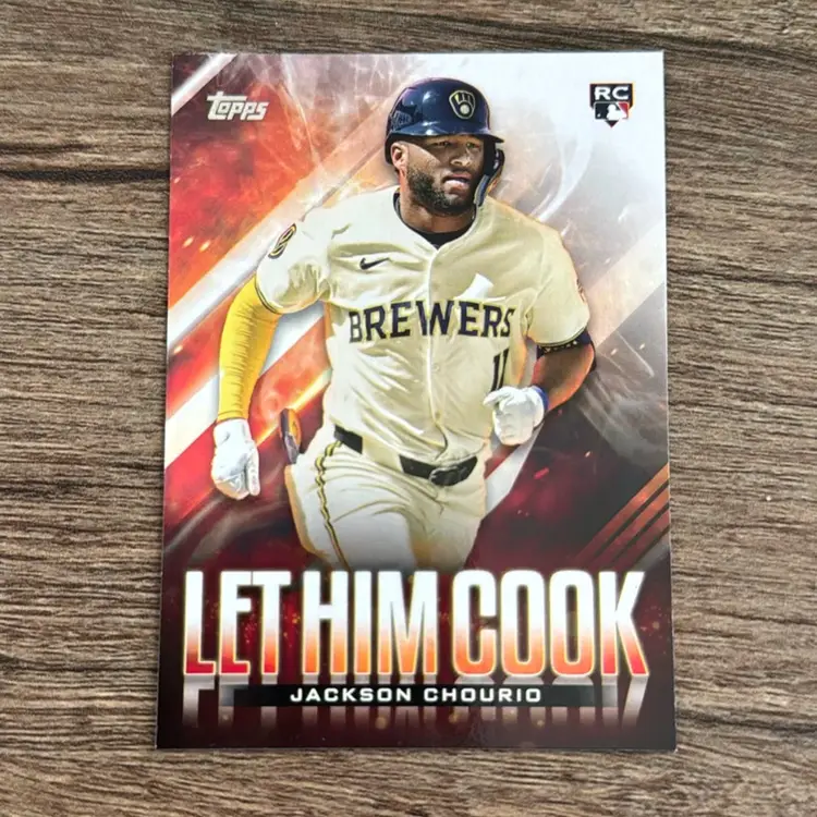 Jackson Chourio RC 2024 Topps Let Him Cook Milwaukee Brewers