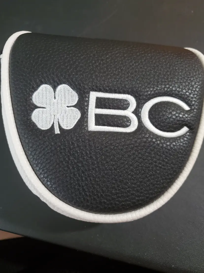 "Live Lucky" Putter Cover Black And White