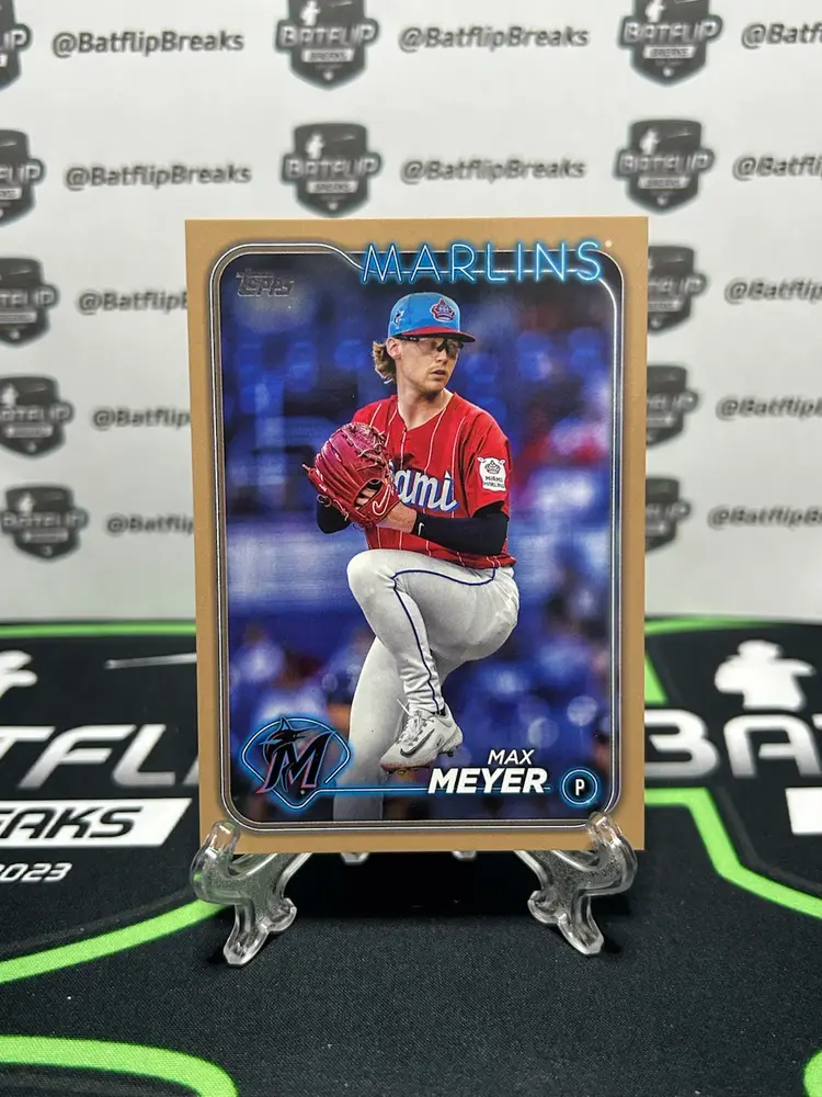 Max Meyer 2024 Topps Update #US236 Gold Parallel /2024 Miami Marlins