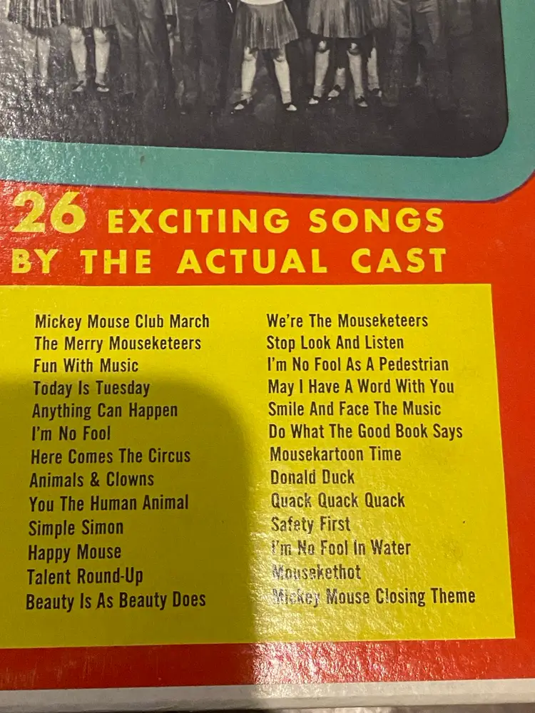 2-Vintage Disney Albums 