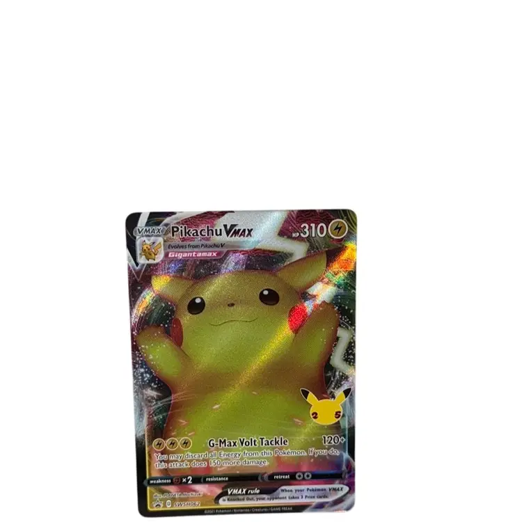Pikachu VMAX Promo (25th Anniversary Stamp) Card