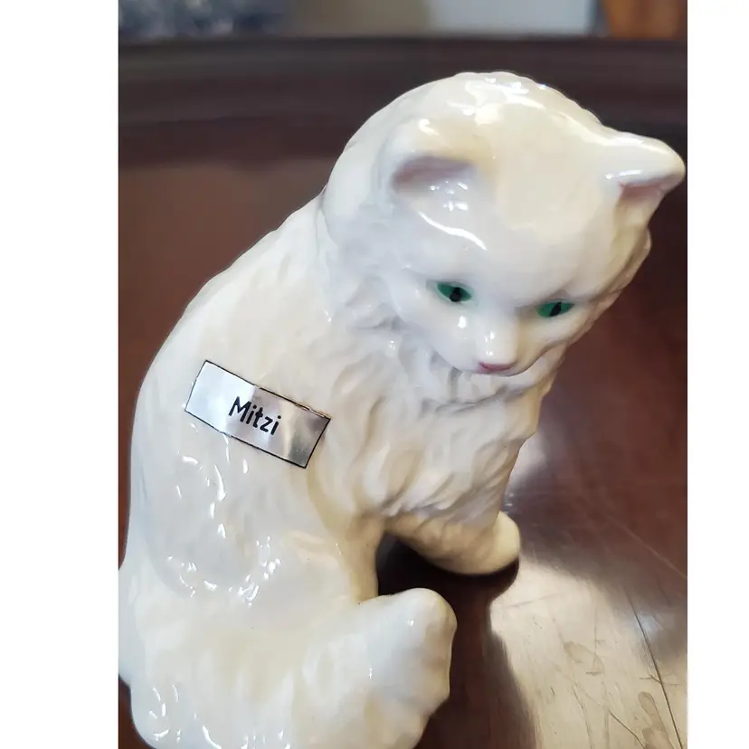 Goebel W. Germany Porcelain White Persian Cat Figurine
