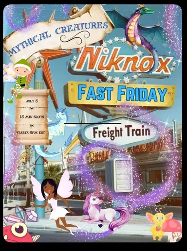 Fast Friday freight, train, mystical creatures