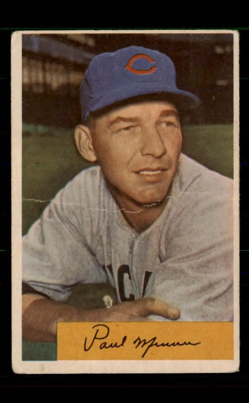 1954 Bowman #13 Paul Minner - (pk-tl3) - Chicago Cubs