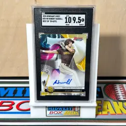 Robert Hassell Auto BGS 9.5 2020 Bowman’s Best San Diego Padres