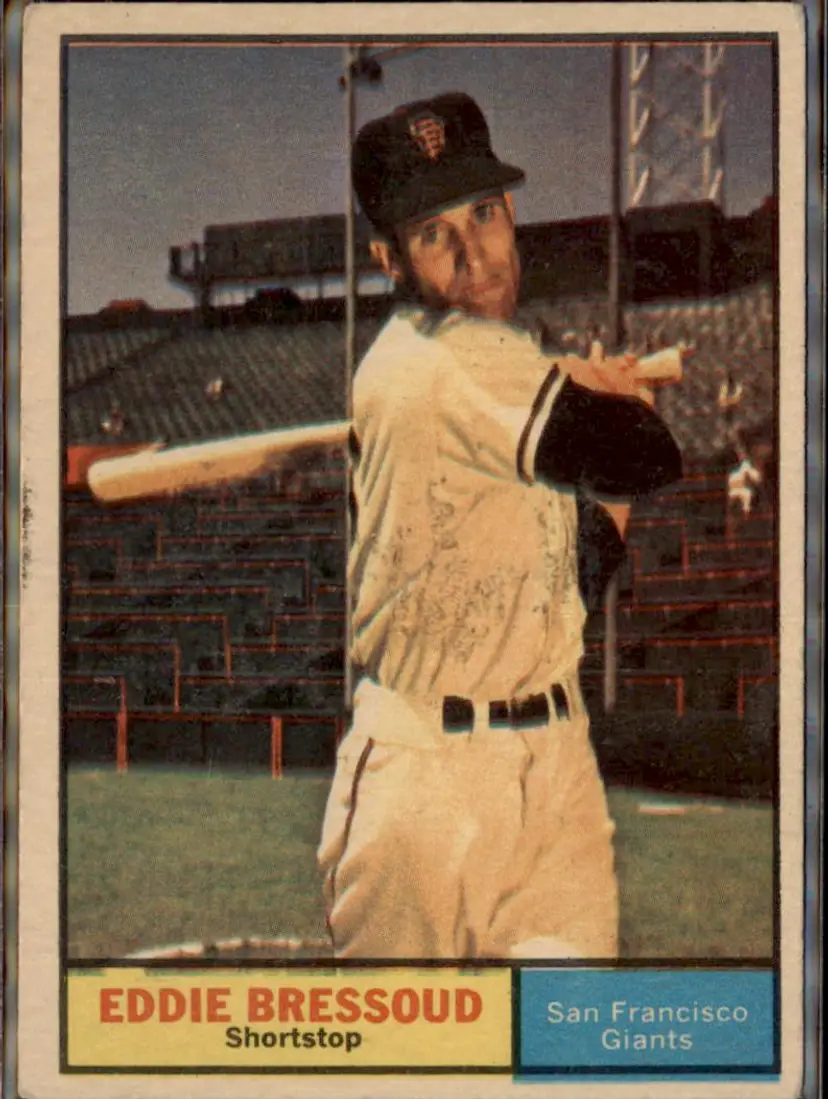 1961 Topps #203 Eddie Bressoud - ( ) - San Francisco Giants