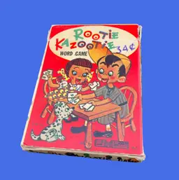 Vintage Rootie Kazootie Word Card Game By Ed U Cards