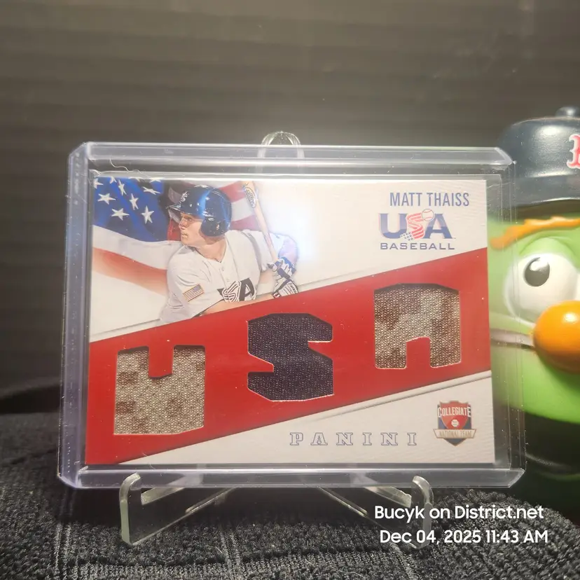 2015 Team USA Triple Relic - Matt Thais Los Angeles Angels 68/99