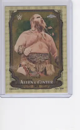 IVAR The War Raiders 2025 WWE Topps Chrome Superfractor Allen & Ginter 1/1