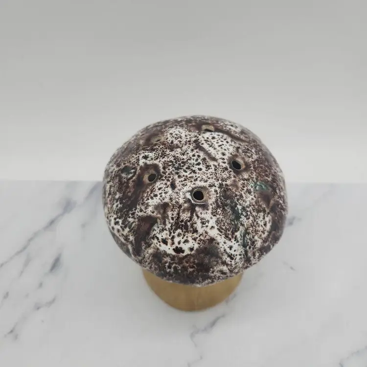 Arnel's Pottery Mushroom Powder Sugar Shaker Mid-Century