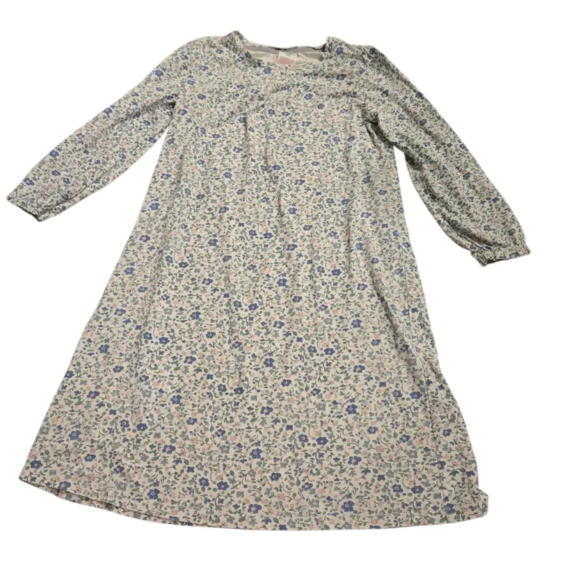 Mini Boden Girls Ditsy Floral Dress Nightgown Size 7-8Y Long Sleeve Sleepwear Mini Boden Girls Ditsy Floral Dress Nightgown Size 7-8Y Long Sleeve Sleepwear