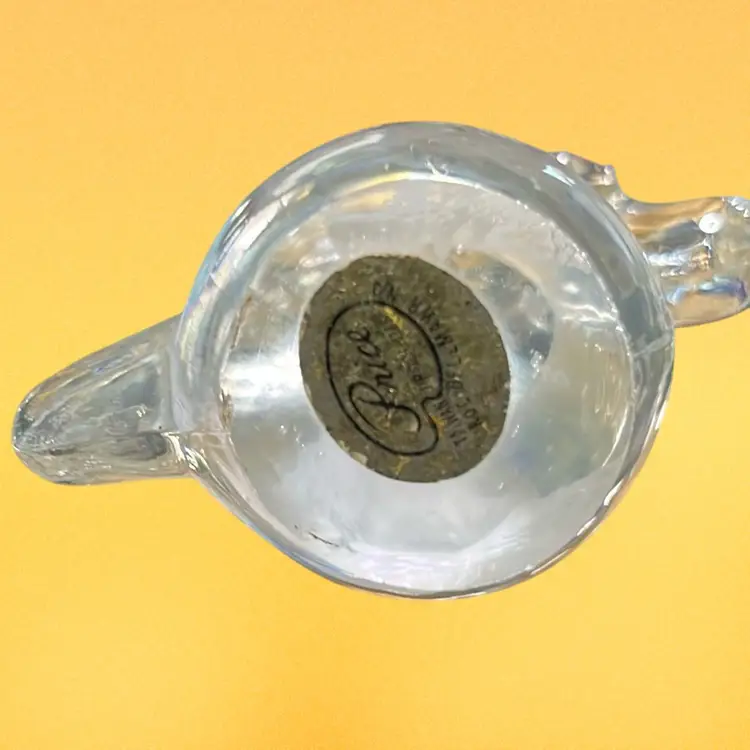 Price Products Art Glass Clear Iridescent Unicorn Paperweight