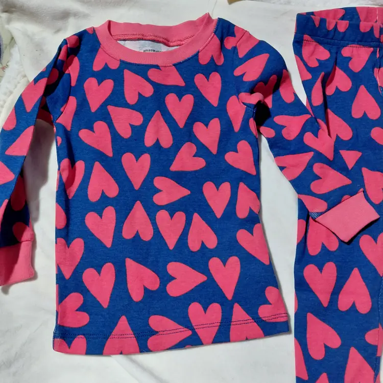 Baby Pajamas Set Hearts 18 month