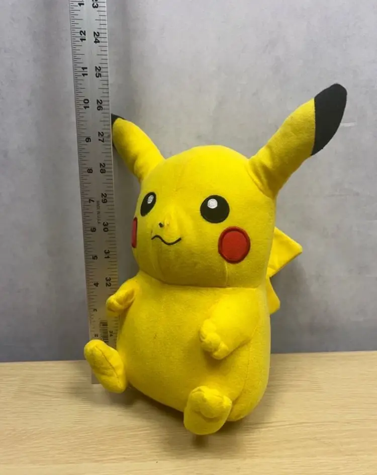 Pokemon Pikachu 2016 Plush Stuffed Animal Plushie Yellow 9.5” Inches