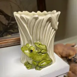 Vintage Otagiri Frog Vase- AS IS