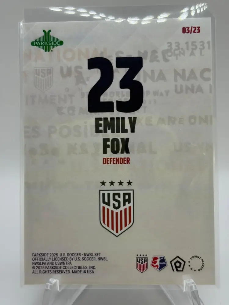 Emily Fox 2025 Club and Country Numerics /23