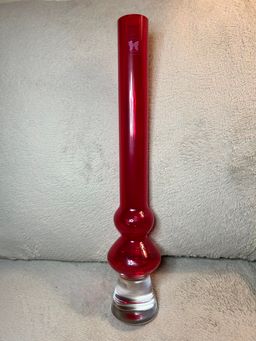 Vintage Waterford Marquis Red Crystal Samba Vase