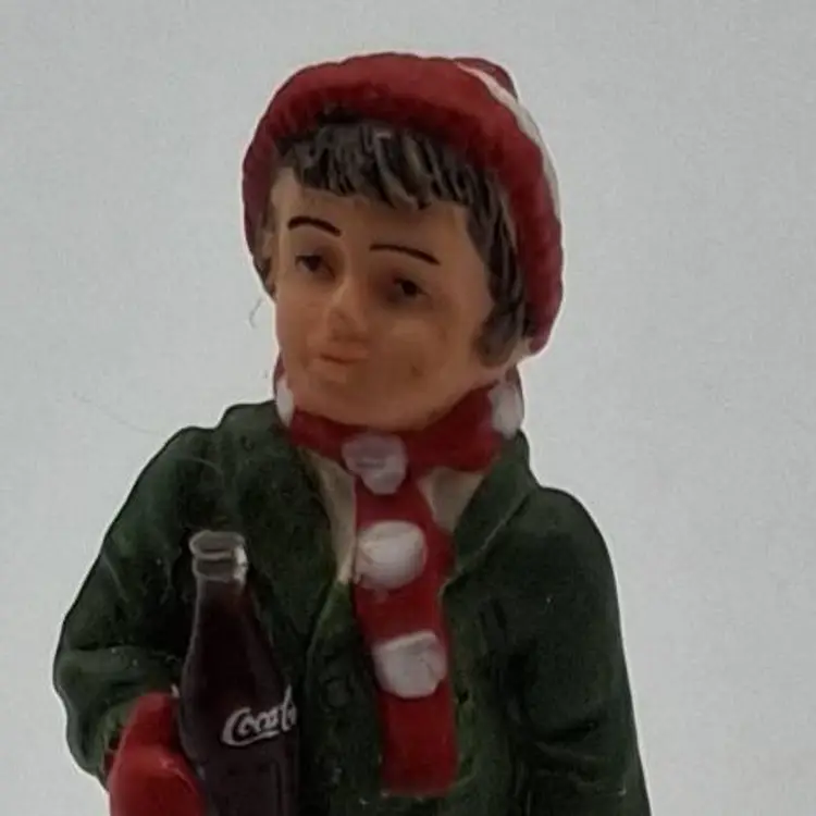 1992 Coca-Cola Town Square Collection #7940 "After Skating" Girl Skater