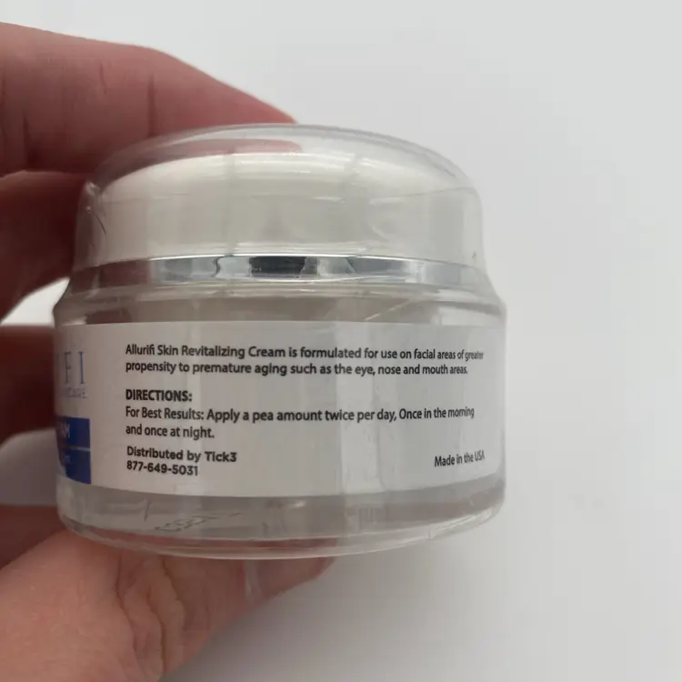 Allurifi Skin Revitalizing Cream - New - 1oz or 30ml - Facial Anti-Aging Cream