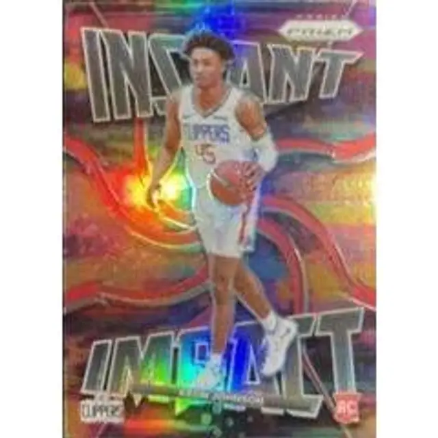 Keon Johnson #5 Instant Impact Prizm Panini RC