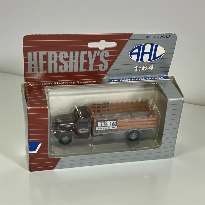 VTG AHL Hershey's Milk Chocolate Ford Truck Model Die Cast Metal 1:64