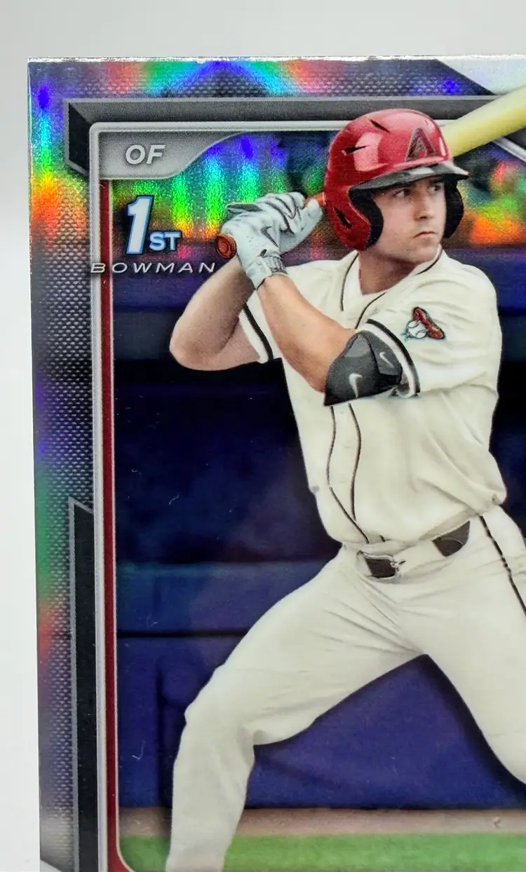 Ryan Waldschmidt 2024 Bowman Draft Chrome #BDC-18 Refractor 1at Bowman Arizona