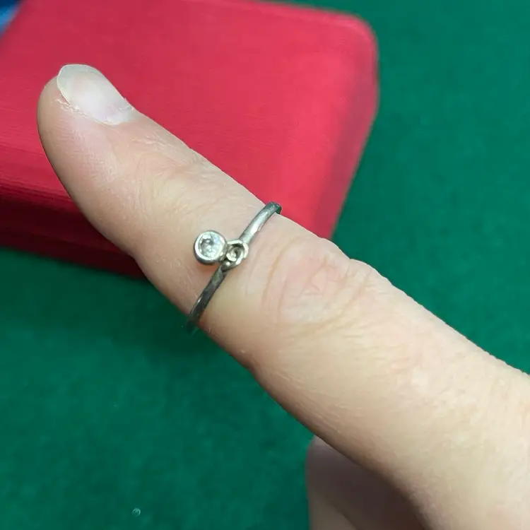 Stack Ring Company Sterling 925 Ring Stone Charm