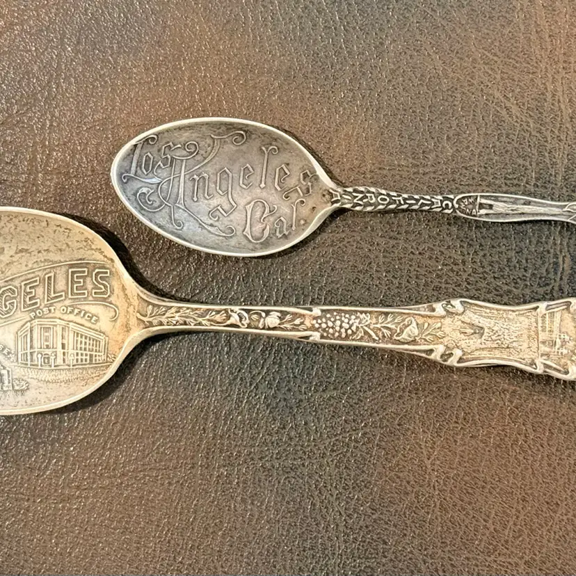 Sterling Silver Los Angeles Souvenir Spoons