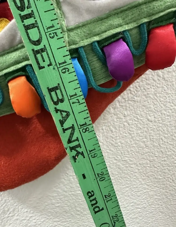 Vintage Disney 3D Felt Christmas Stocking Mickey Mouse Goofy Donald Duck #Christmas