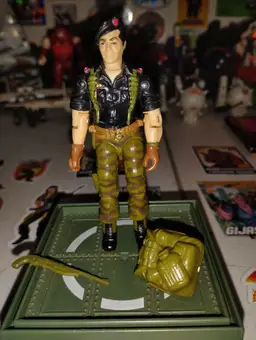 3.75" 1985  G.I. Joe Flint action figure,