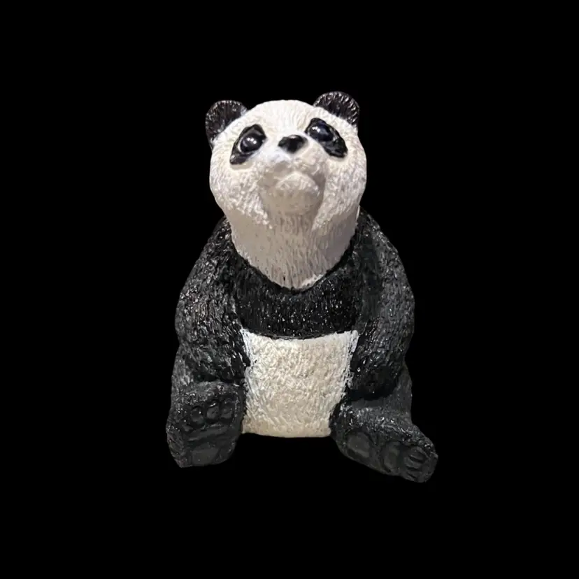 Vintage Panda Figurine
SC-033 Stone Critters Marked UDC
1980s-1990s