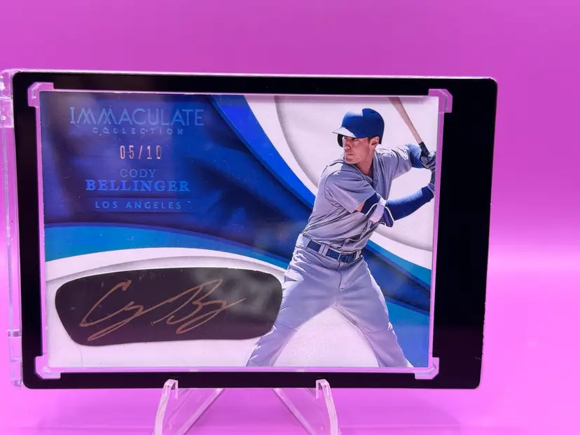 2017 Panini Immaculate Cody Bellinger RC Auto Ser 5/10
