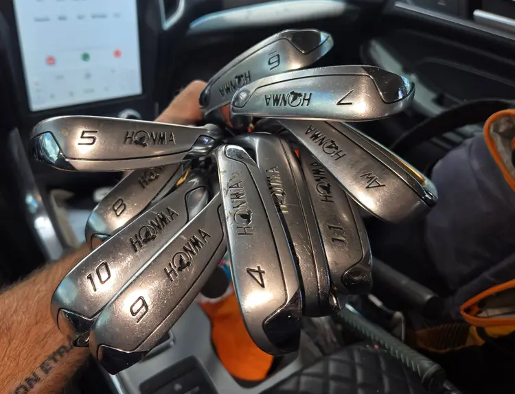 RH "HONMA BERES" IS-01 Golf Club Iron Set 4 thru 9, 10, 11, AW SW Regular Graphite