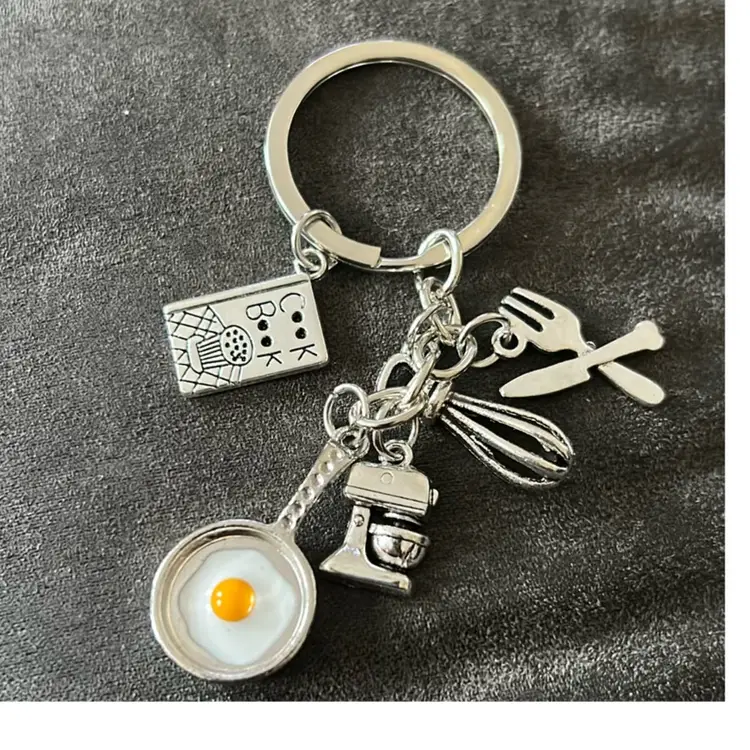 Kitchen Utensil Keychain For Cook