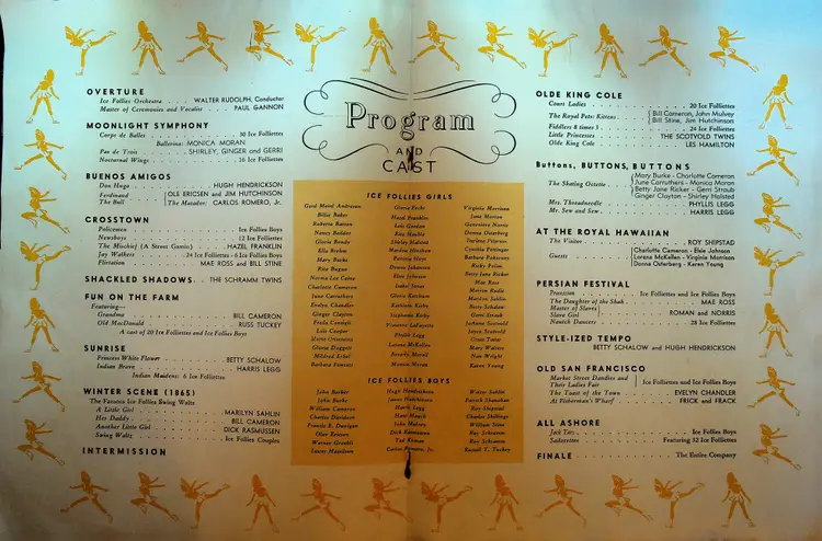 Ice Follies of 1948 Program Ice Skating