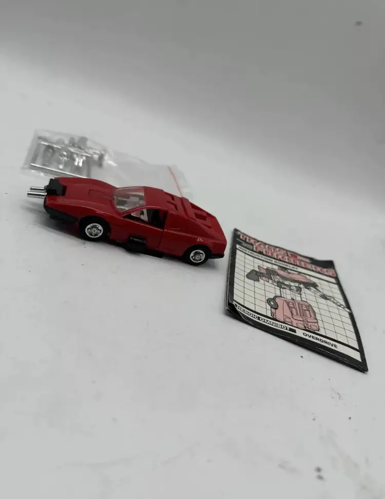 Overdrive 100% Complete 1984 Vintage Hasbro G1 Transformers UNPUNCHED PARTS