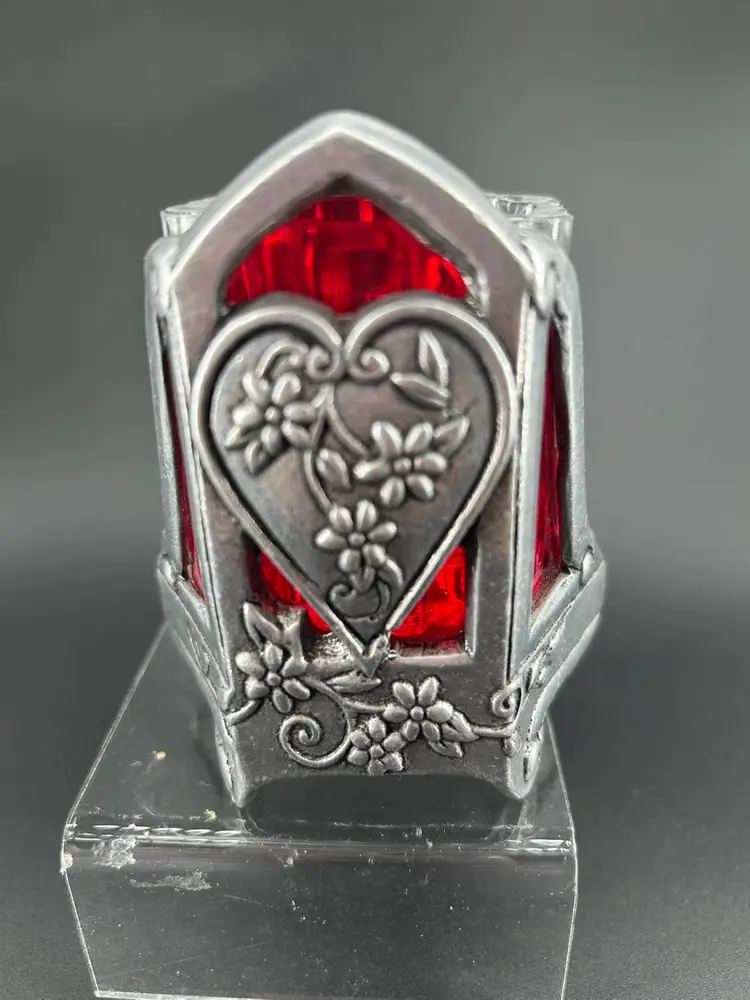 Carson Pewter Heart Candle Holder