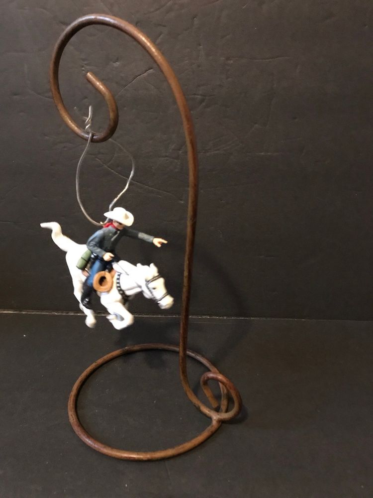 2000 Hallmark Keepsake The Lone Ranger Silver Horse John Reid Christmas Ornament