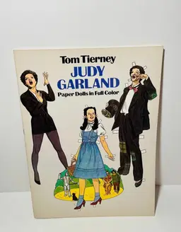 Judy Garland Paper Dolls in Full Color Book by Tom Tierney Vintage 1982 Uncut