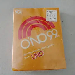 Unopened Deck of Playing Cards. UNO 99.