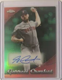 2025 Topps Chrome Chromeography Green Garrett Crochet Auto 32/99