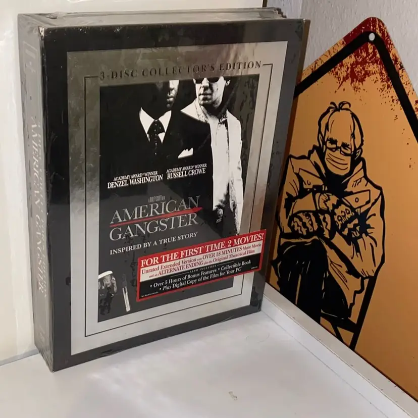 American Gangster 3 Disc Collector’s Edition, New DVD Set