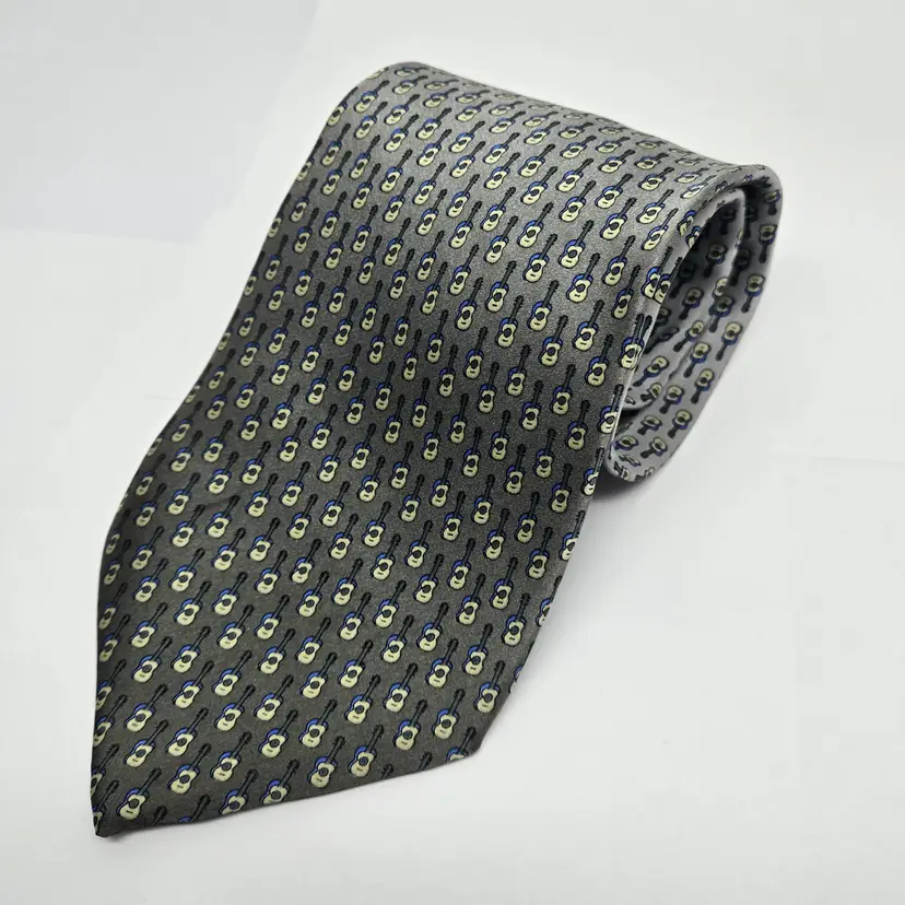 J. Garcia 100% Silk, Race Record Dream Coll 24 Tie, Guitar, Limited Edition 2007