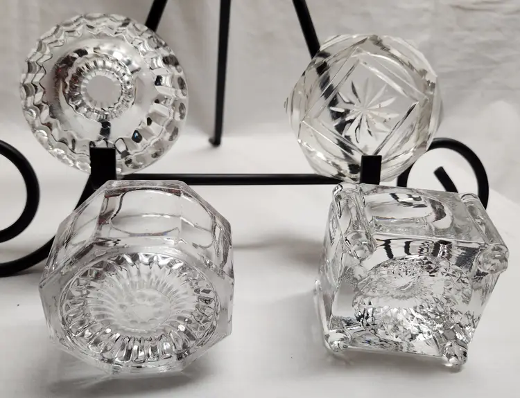 Vintage Glass Salt Cellars